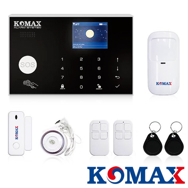 Bộ trung tâm báo động chống trộm Wifi GSM Komax KM-G30 - Bộ