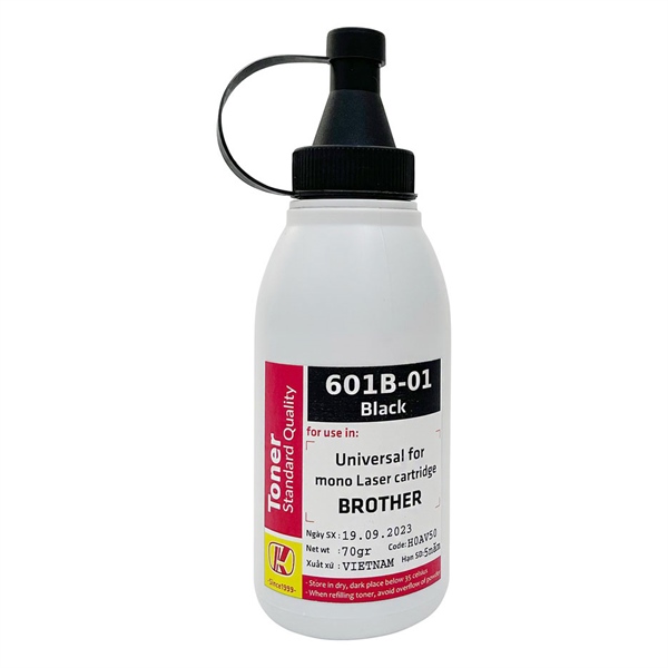 Mực nạp Brother 70g Khải Huy 601B-01 - Chai