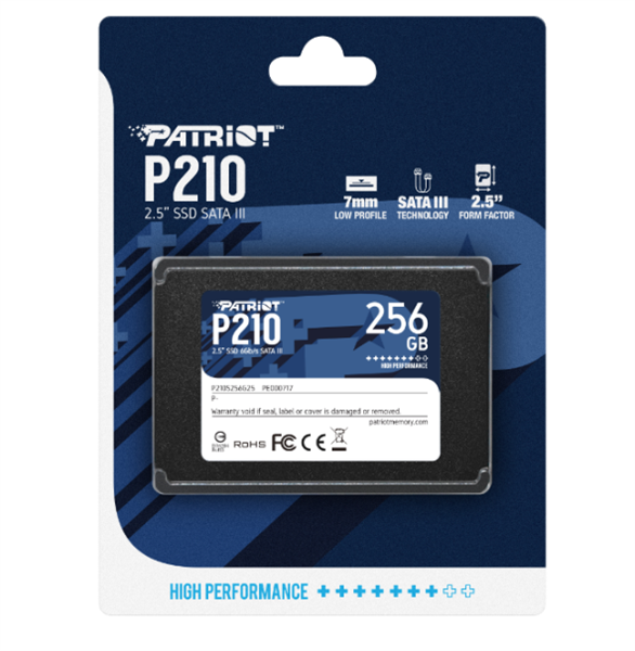 Ổ cứng SSD SATA III PATRIOT P210 256GB - Cái