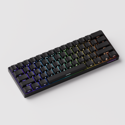 Bàn phím cơ không dây MonsGeek FUN60 Max SP Black Glare Magnetic Switches (3 mode) 8K in 2.4G Wireless - Cái