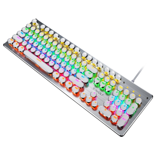 Bàn phím cơ T-Wolf T75 (White) - Cái