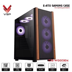 Case VSP E-ATX Gaming C19 Wooden - Cái