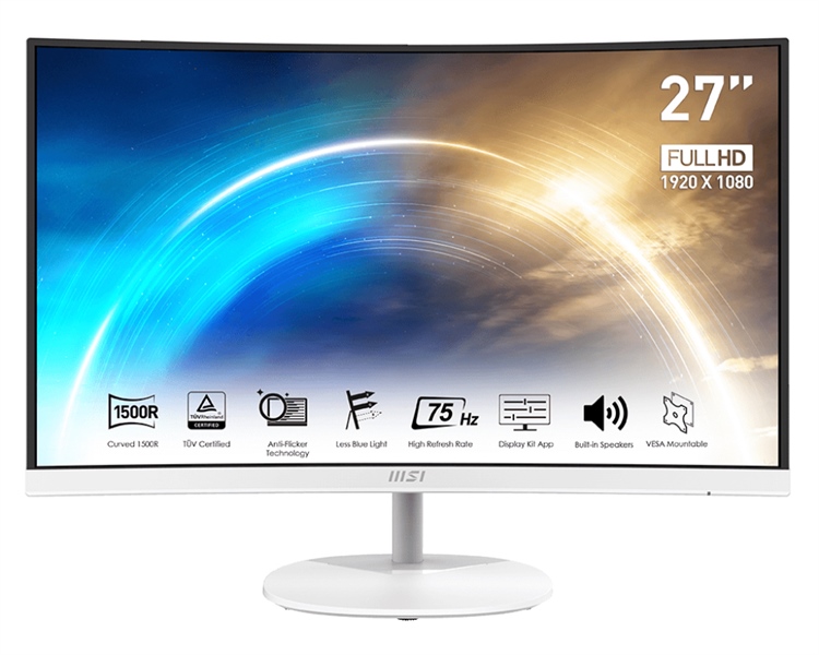 Màn hình cong MSI PRO MP271CAW 27 Inch Full-HD 75HZ VA - Cái