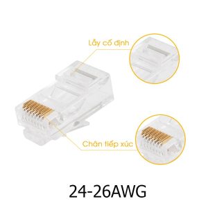 Đầu mạng RJ45 CAT5e Commscope - Hộp