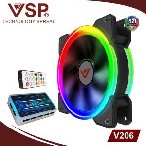 Bộ Kit 3 Fan case V206 Led RGB - Bộ