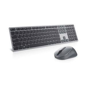 Combo chuột phím không dây Dell KM7321W đen (USB/Bluetooth) - Bộ