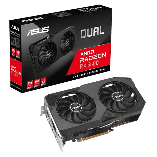Card đồ hoạ Asus Dual Radeon RX 6600 V3 8GB DDR6 (DUAL-RX6600-8G-V3) - Cái