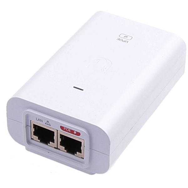 Nguồn PoE Ubiquiti U-POE-AT Chuẩn 802.3at cổng Gigabit 48V-0.65A - Cái