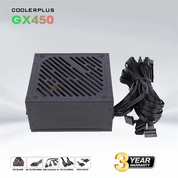 Nguồn máy tính CoolerPlus GX450 450W - Cái