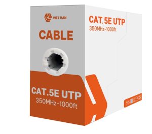 Cáp mạng LS CAT5E UTP (CU, PE, đen, không cường lực) - Mét