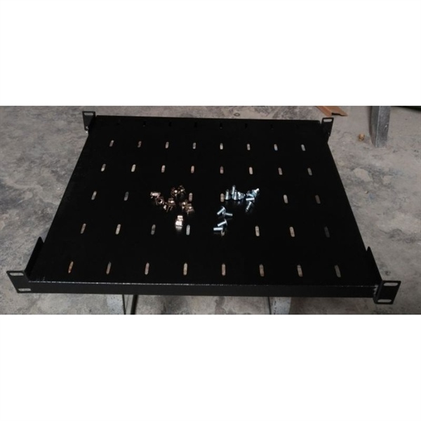 Khay tủ Rack 19" D600 màu đen - Cái