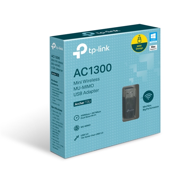 USB Wifi TP-Link Archer T3U Mini MU-MIMO AC1300 - Cái