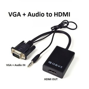 Bộ chuyển VGA to HDMI có Audio - Bộ