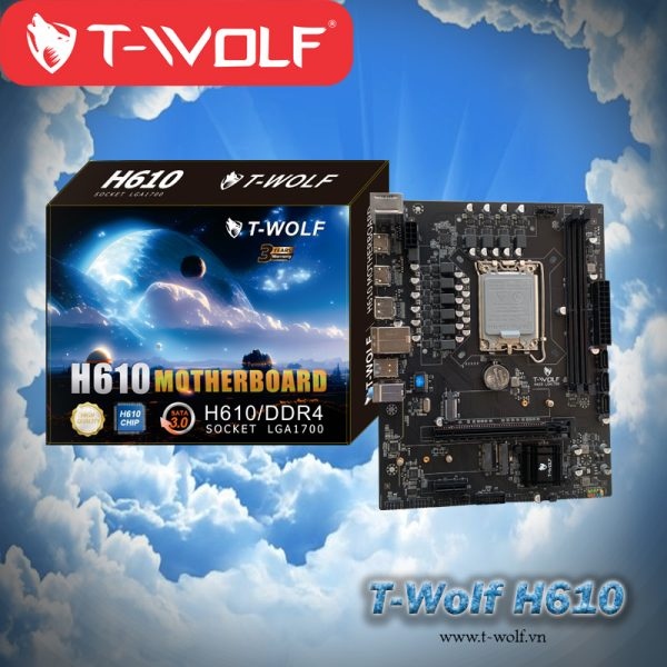 Mainboard T-wolf H610 Socket 1700 - Cái
