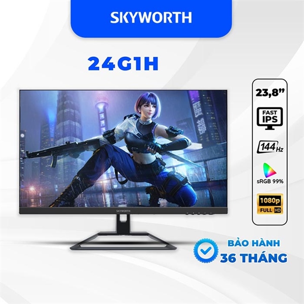 Màn hình Skyworth 24 inch 24G1H (IPS 144Hz FullHD, VGA, HDMI) - Cái