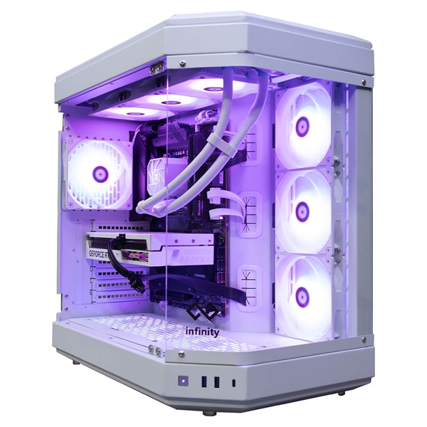 Case Gaming Infinity Aqua Premium White - Cái Case Gaming Infinity Aqua Premium White - Cái