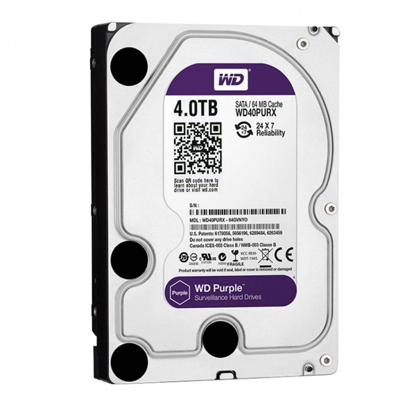 Ổ cứng WD Purple 4TB chuyên dụng Camera - Cái