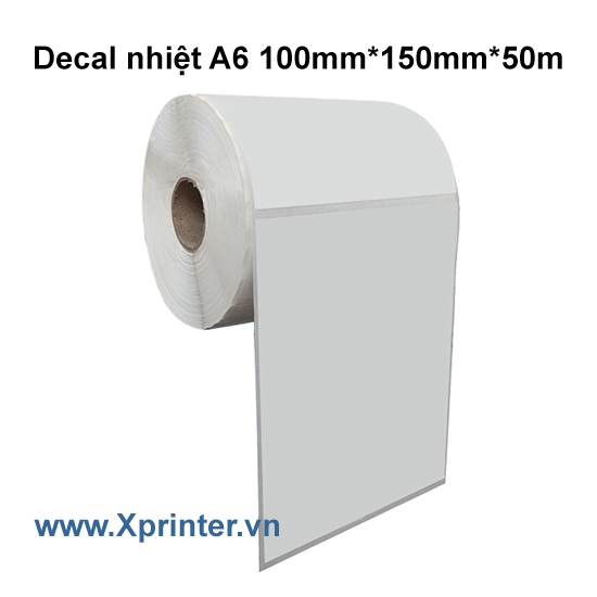 Decal nhiệt A6 (100mmx150mm cuộn 50m) - Cuộn