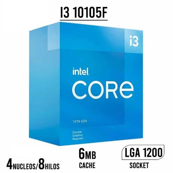 CPU Intel Core I3-10105F - Cái