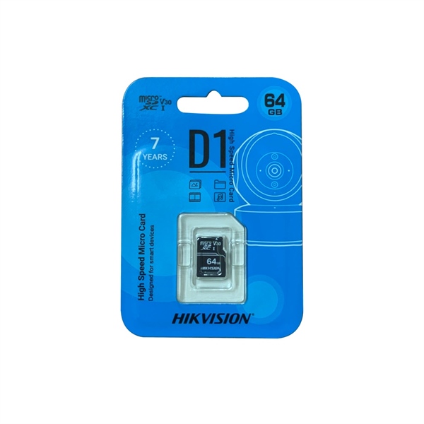 Thẻ nhớ MicroSD Hikvision D1 64GB chuyên dụng camera - Thẻ