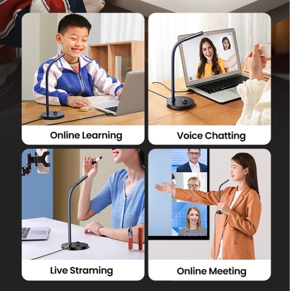 Micro thu âm Livestream để bàn cổng USB & Audio 3.5mm Ugreen 90416 CM564 - Cái Micro thu âm Livestream để bàn cổng USB & Audio 3.5mm Ugreen 90416 CM564 - Cái