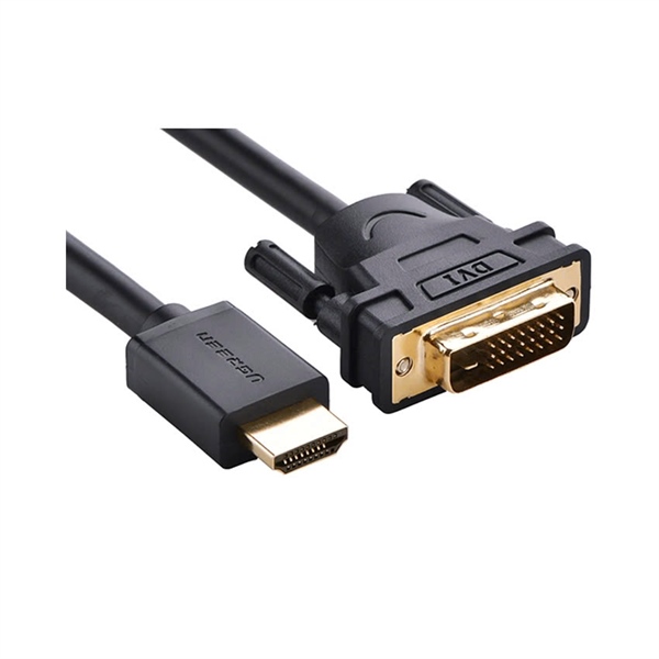 Cáp chuyển Ugreen 10136 HDMI to DVI 24+1 dài 3 mét cao cấp - Sợi