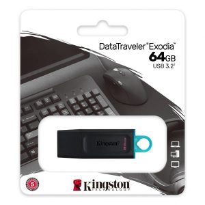 USB Kingston DataTraveler Exodia 64GB USB 3.2 Gen1 – DTX/64GB - Cái