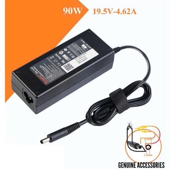 Sạc laptop DELL 19.5V-4.62A BAMBA đầu 4.5*3.0mm (Chuôi nhỏ) - Cái