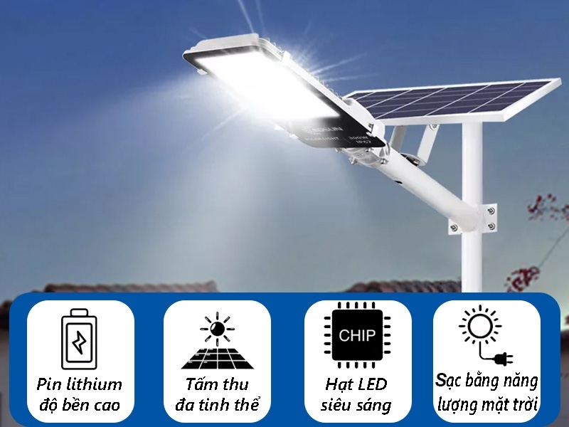 Đèn đường NLMT 300W - Cái