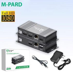 Bộ HDMI Extender 60m to LAN + 2 USB M-Pard MD131 - Bộ