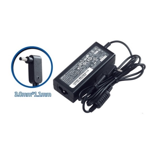 Sạc laptop Acer 19V đầu nhỏ 3.0x1.1mm - Cái