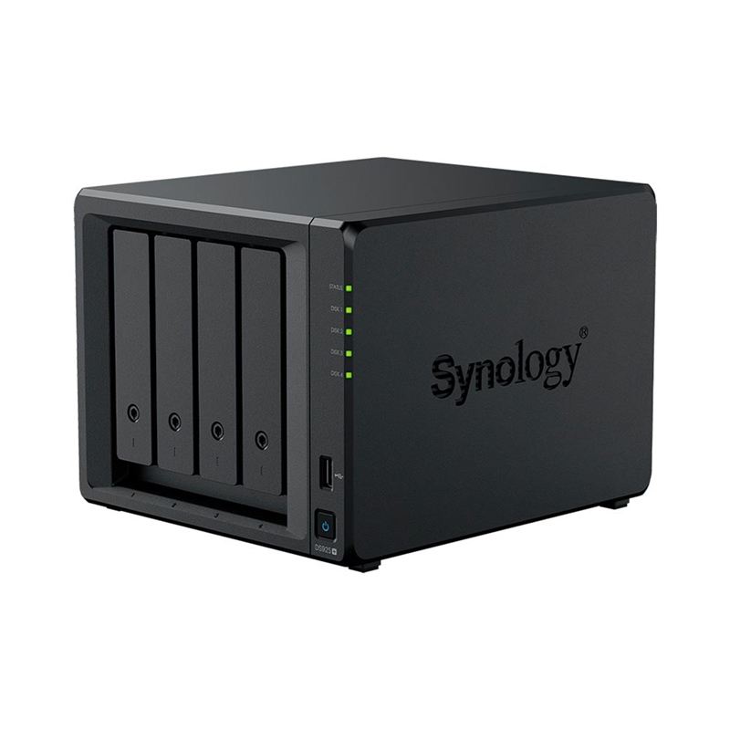 Thiết bị lưu trữ mạng NAS Synology DS925+ (CPU AMD Ryzen V1500B, RAM 4GB, LAN 2x2.5Gbps, 4 khay ổ cứng Synology) - Bộ