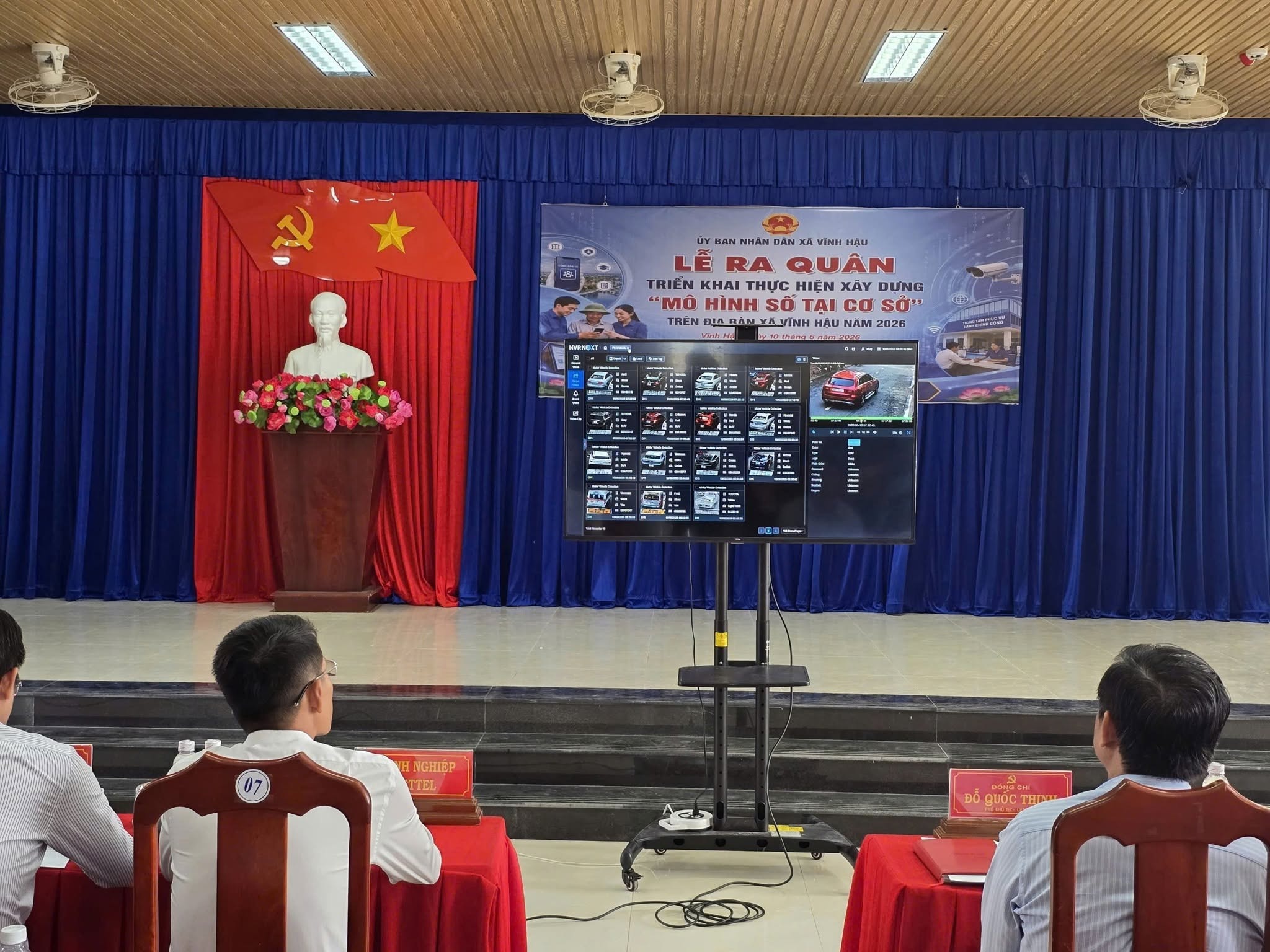 Xã Vĩnh Hậu tổ chức lễ ra quân triển khai xây dựng mô hình số tại cơ sở năm 2026