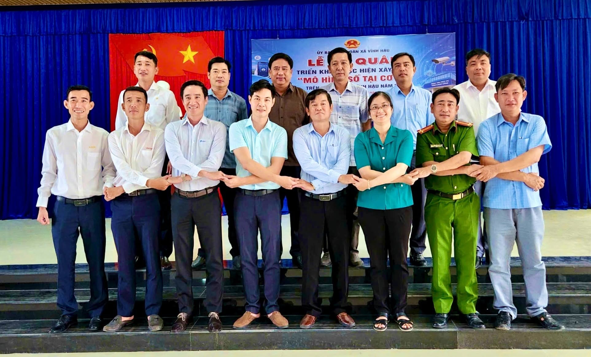 Xã Vĩnh Hậu tổ chức lễ ra quân triển khai xây dựng mô hình số tại cơ sở năm 2026