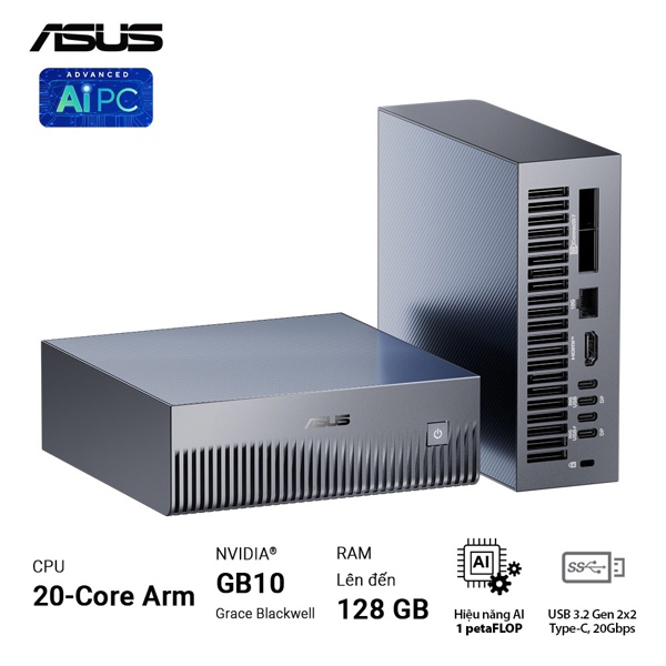 Siêu máy tính AI ASUS Ascent GX10 - Bộ