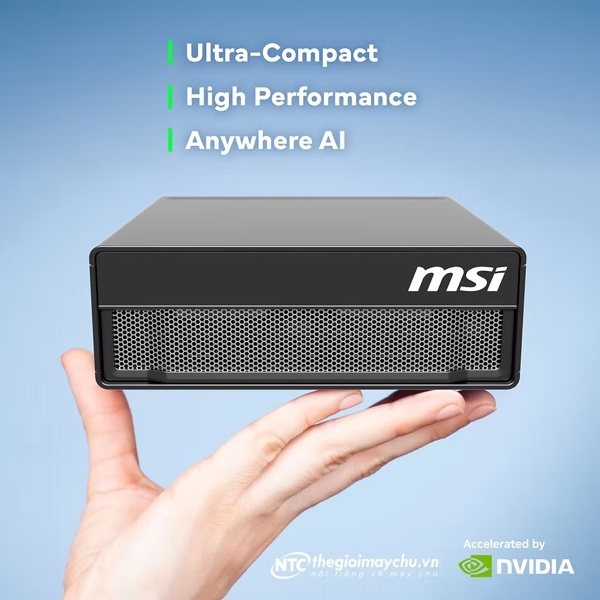 Siêu máy tính AI MSI EdgeXpert MS-C931 4TB PCIe 5.0 - Bộ